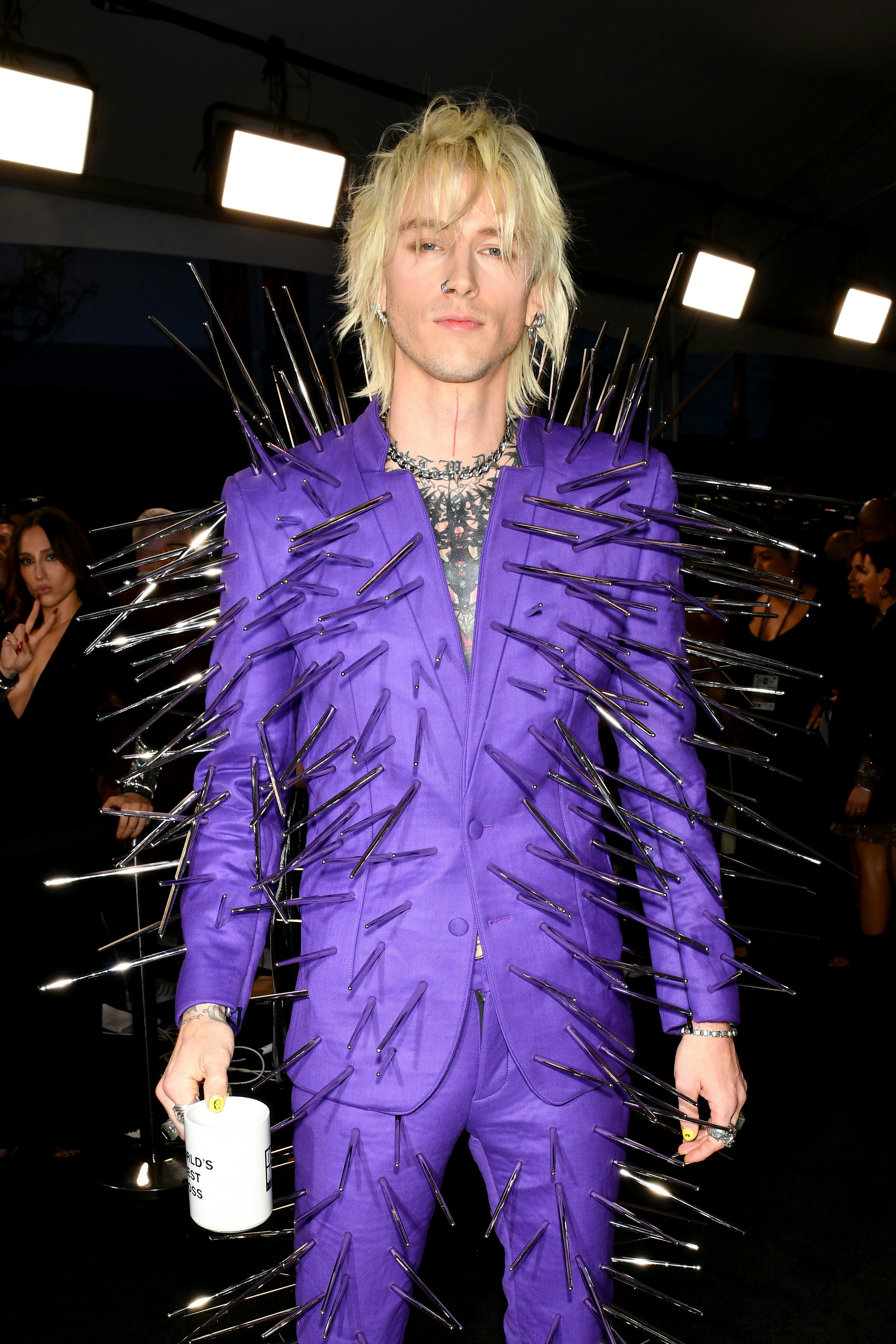 MGK's Spiked AMAs 2022 Suit Left So Many Questions
