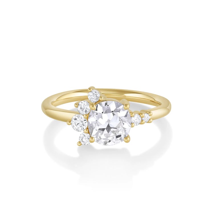 Marrow The Amelia Round Cluster Engagement Ring