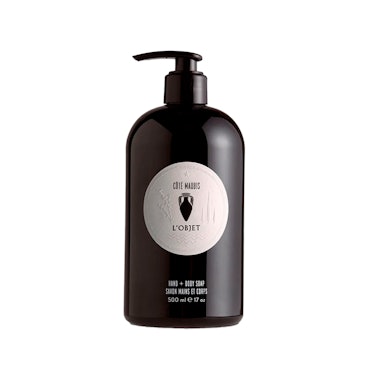 a bottle of luxury hand soap