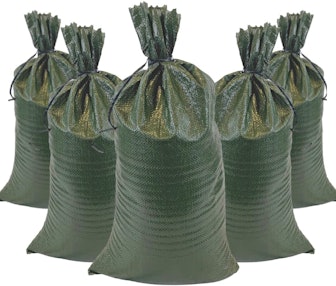 DURASACK Heavy Duty Sand Bags with Tie Strings (10-Pack)