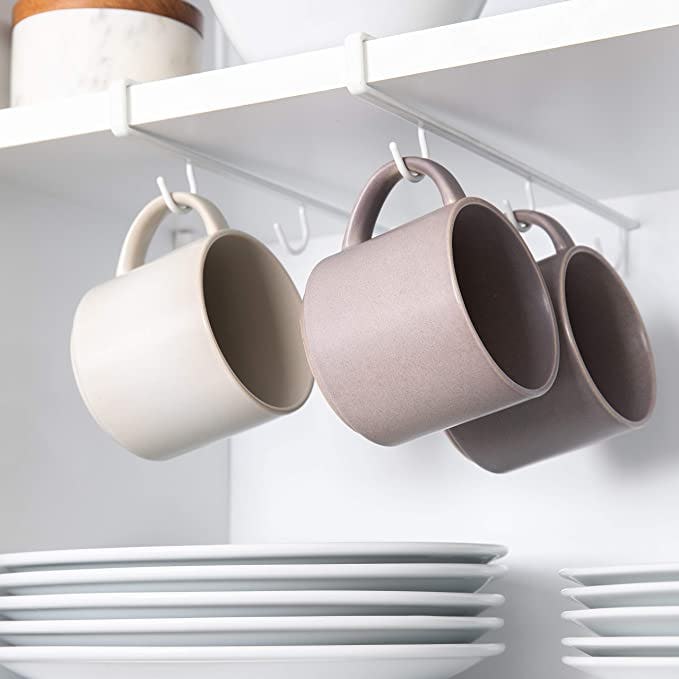 Better Houseware Undershelf Cup &amp; Mug Hooks (Set of 2)