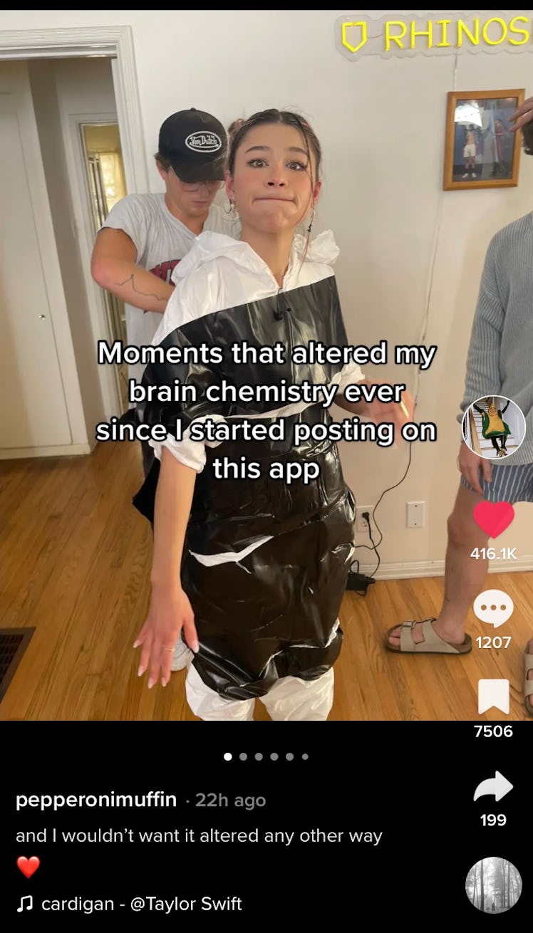 A TikToker shares one of the swipe photo trends on TikTok about moments that affected them. 