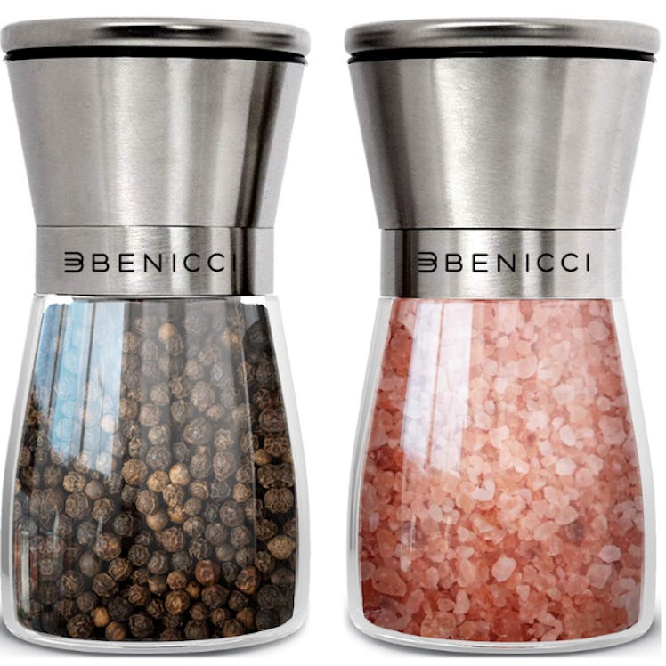 Benicci Stainless Steel Salt & Pepper Grinders