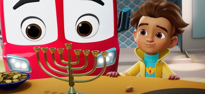 Exclusive look at 'Firebuds' Hanukkah Episode.