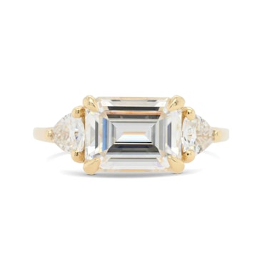 Valerie Madison Zara East-West Emerald Cut Ring