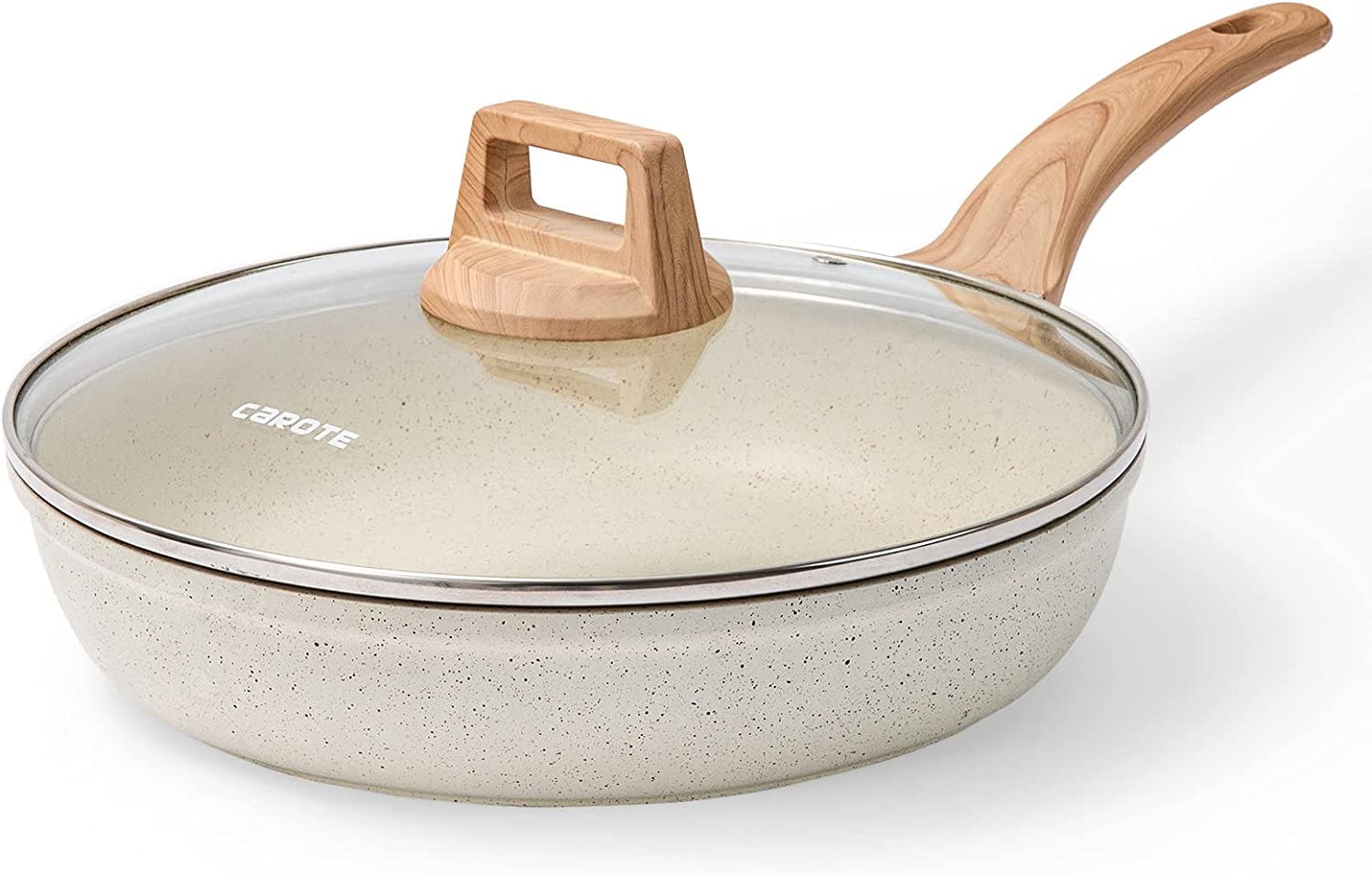 CAROTE Granite Nonstick Frying Pan Skillet