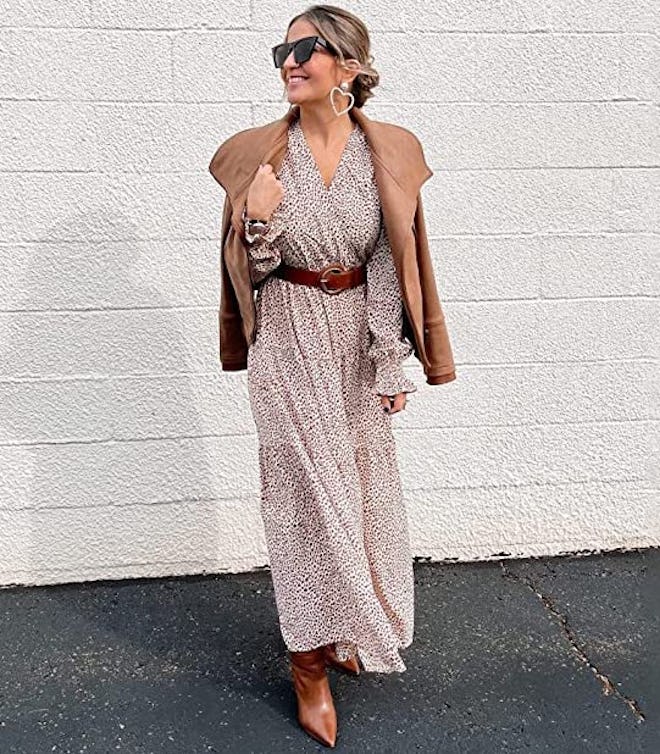 BTFBM Belted Wrap Dress