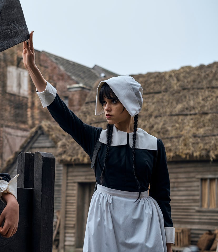 Netflix's 'Wednesday' constantly references the pilgrim story in 'Addams Family Values.'