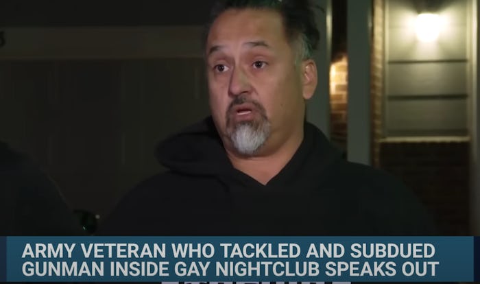 Army veteran Richard Fierro tackled and subdued the gunman at the Colorado Springs LGBTQ nightclub s...