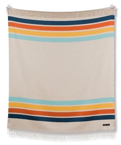 This Camp Coast Throw Blanket is one of the best gifts for mother-in-laws for Christmas.