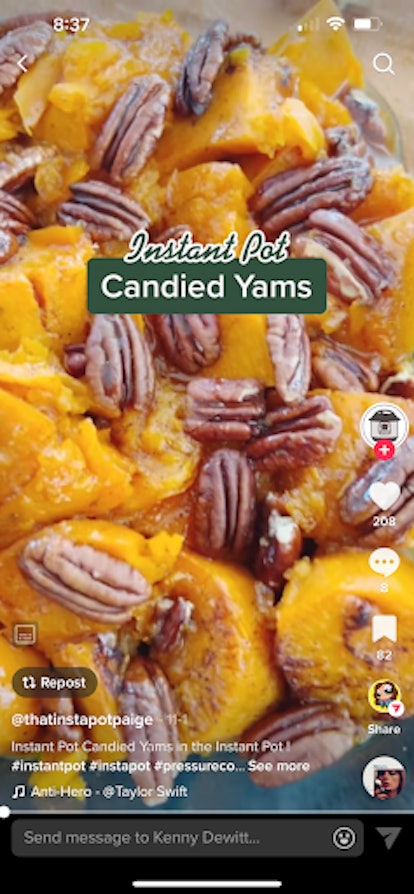 These Instant Pot Candied Yams are an easy Thanksgiving appetizer.