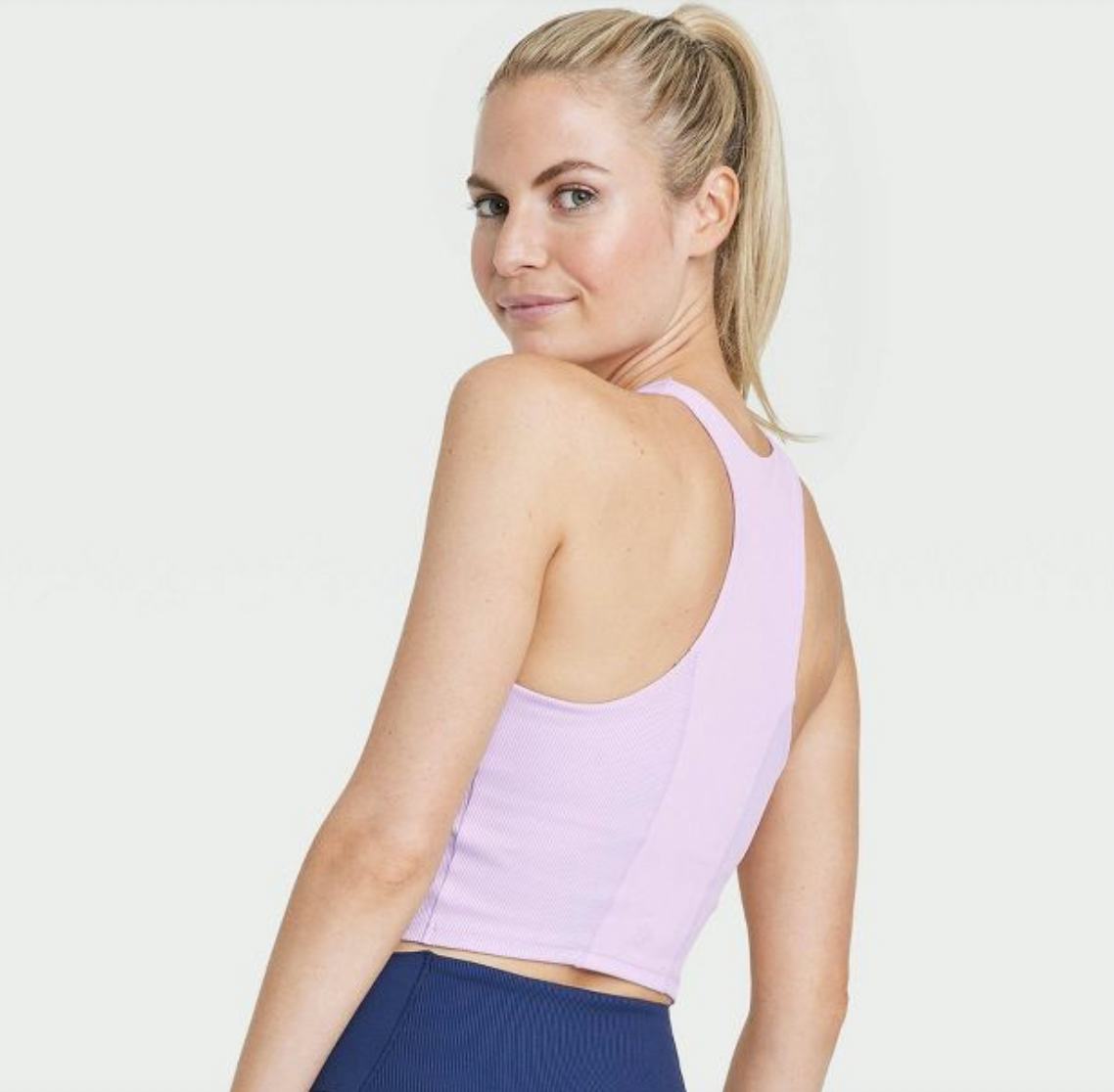 All In Motion Ribbed Crop Top