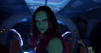 Zoe Saldana as Gamora in 'Guardians of the Galaxy Vol. 2'