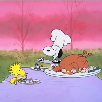 A scene from 'A Charlie Brown Thanksgiving.'