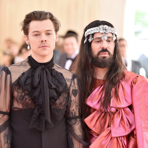 Harry Styles and Alessandro Michele attend The 2019 Met Gala 