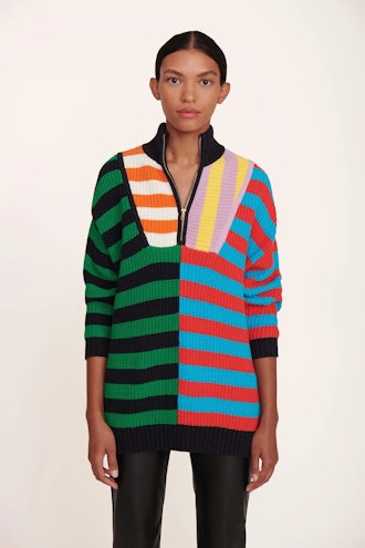 STAUD Striped Sweater 