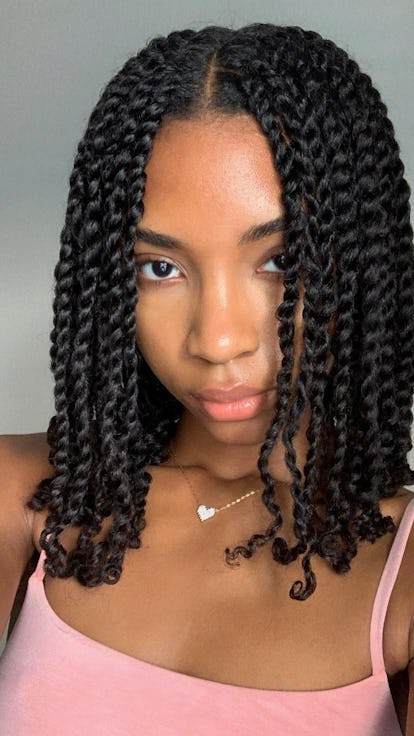 10 Short Natural Hair Twist Styles To Try This Winter