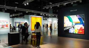 A view of the Art Basel Miami Beach hall. 