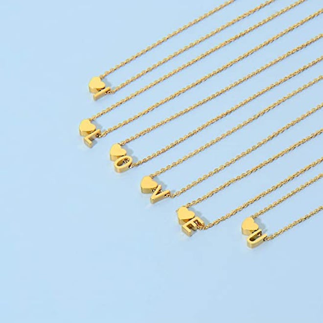 A necklace with their grandchild's initial is a sweet last minute gift for Grandma.