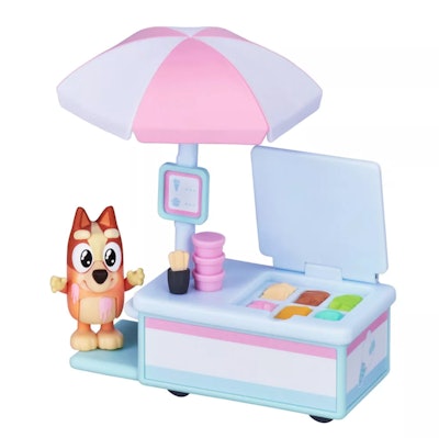 'Bluey' Bingo's Ice Cream Cart Mini Playset is one of the best Bluey toys for kids.