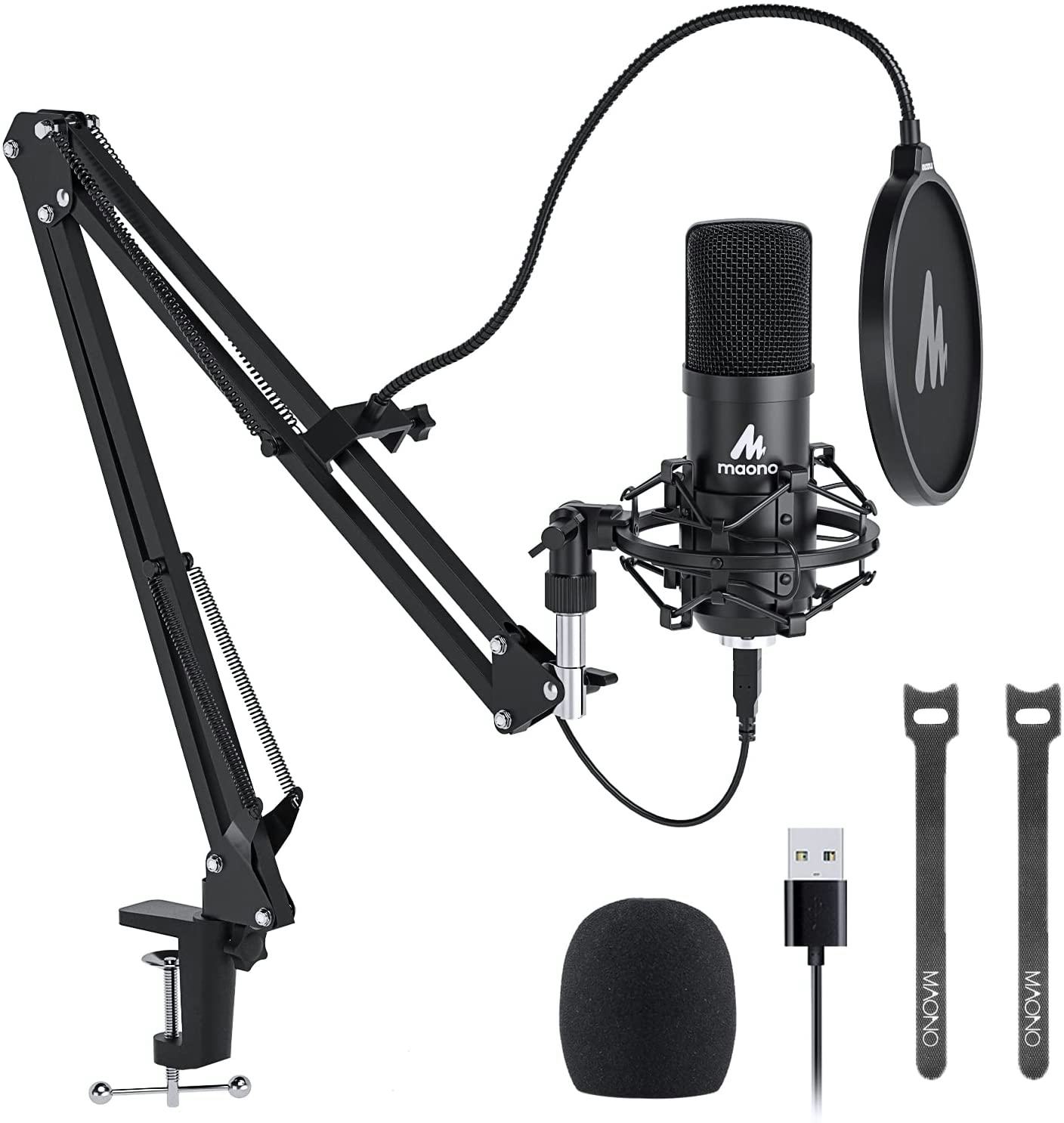 This condenser microphone kit comes with everything you&rsquo;d need to start recording audio for a YouTub&hellip;