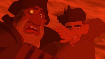 Things take a bad turn on Treasure Planet for Jim and Silver.