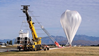An image of NASA's super pressure balloon.