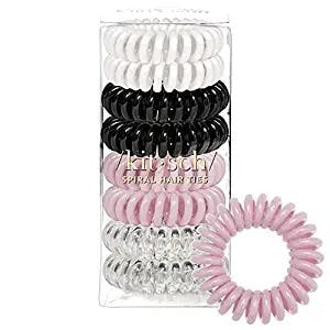 Kitsch Spiral Hair Ties (8-Pack)