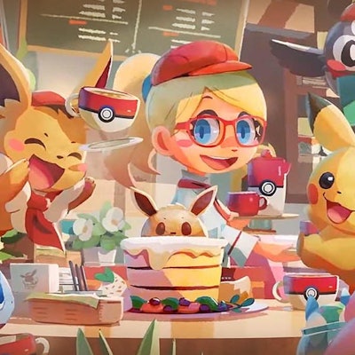 произведения на изкуството от Pokemon Cafe Remix Nintendo Switch Game