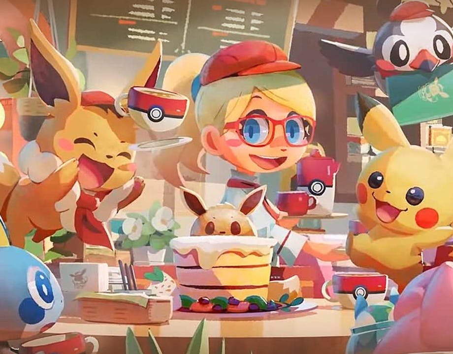 произведения на изкуството от Pokemon Cafe Remix Nintendo Switch Game
