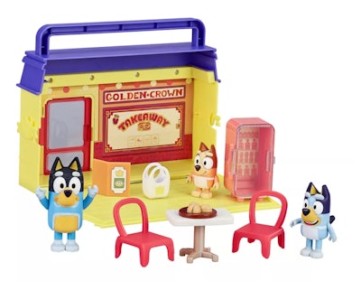 The 'Bluey' Takeaway Playset is one of the best Bluey toys for kids.