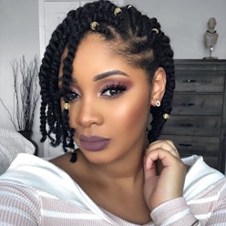 10 Short Natural Hair Twist Styles To Try This Winter