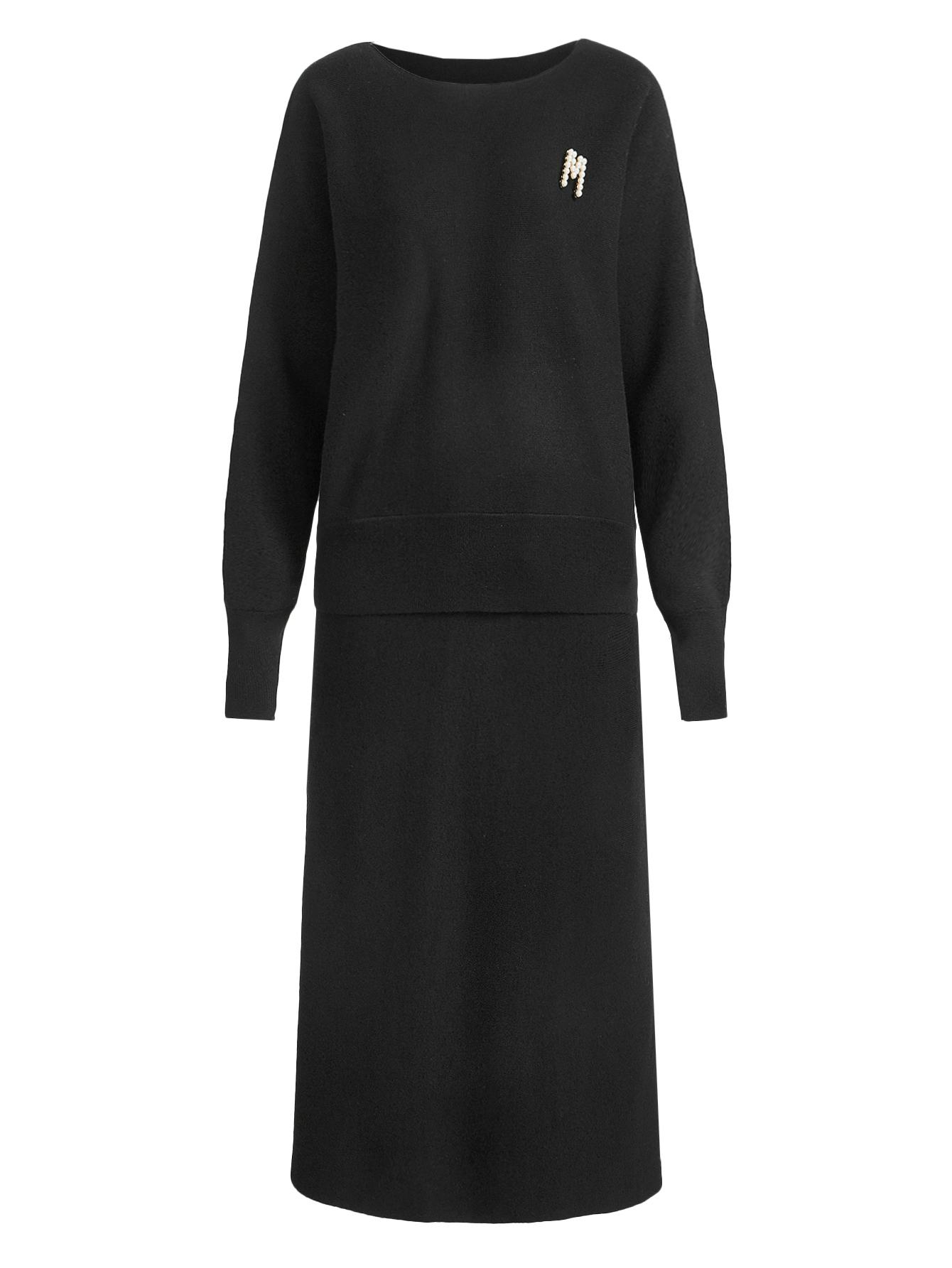 Pearls Embellished Sweater Set