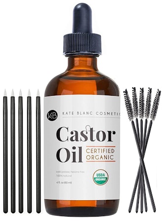 kate blanc cosmetics castor oil is the best castor oil set for eyebrow growth
