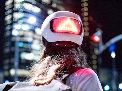 Lumos Matrix smart helmet with LEDs