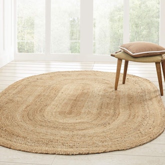 SUPERIOR Hand-Woven Reversible Braided Jute Rug