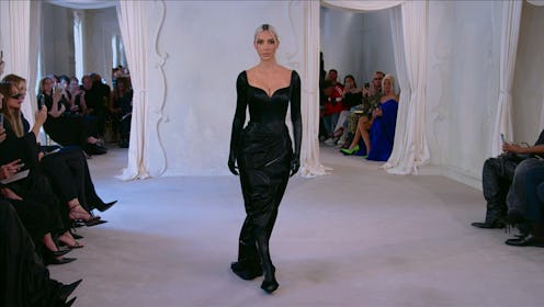 Kim K Reveals The Advice Demi Moore & Kendall Jenner Gave Her For The Balenciaga Runway Show