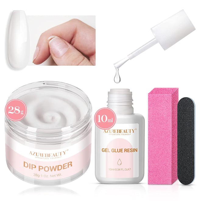 Azure Beauty Nail Repair Kit is what to put on your nails after removing acrylics. 