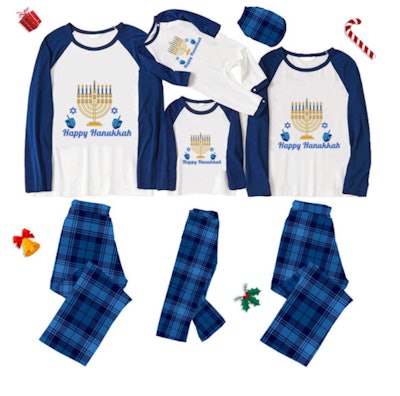 Matching Family Hanukkah Pajamas