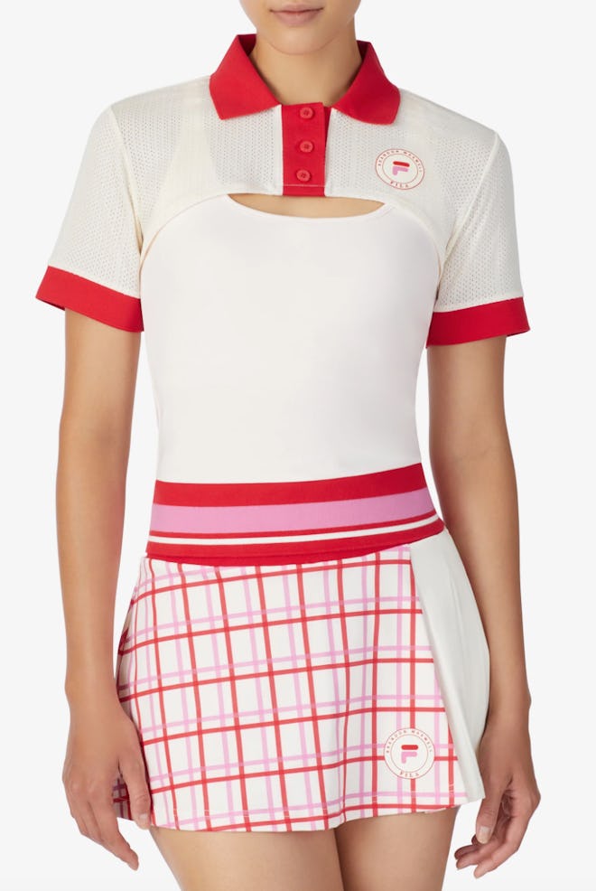 FILA By Brandon Maxwell 2-Piece Polo Tank