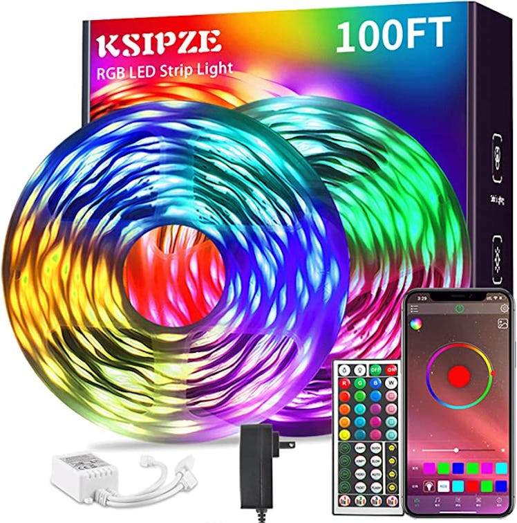 KSIPZE LED Strip Lights, 50 Ft. (Set Of 2)