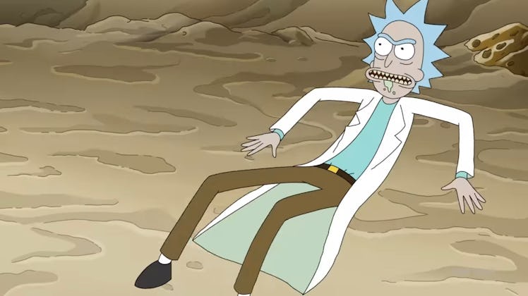 Rick is getting exhausted from having to deal with bizarre villains in Season 6 Episode 8. 