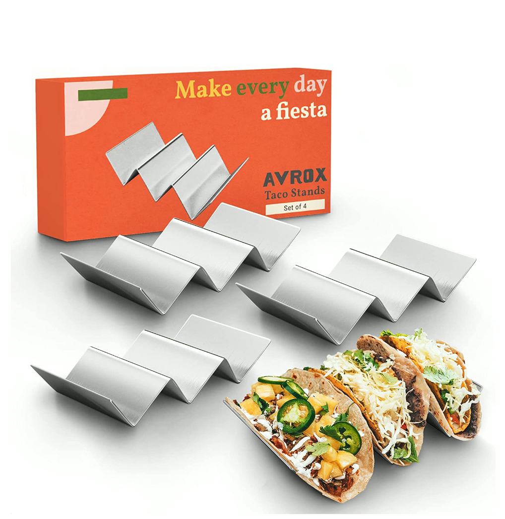 AVROX Stainless Steel Taco Holder Stand