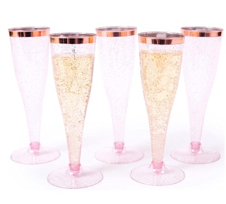 Prestee Disposable Champagne Flutes (24-Piece)