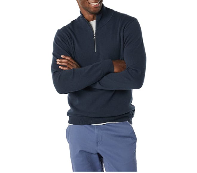 Amazon Essentials Quarter-Zip Sweater