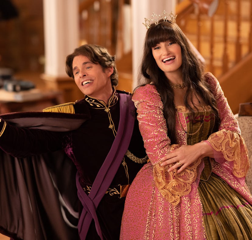 James Marsden as Edward, Idina Menzel as Nancy