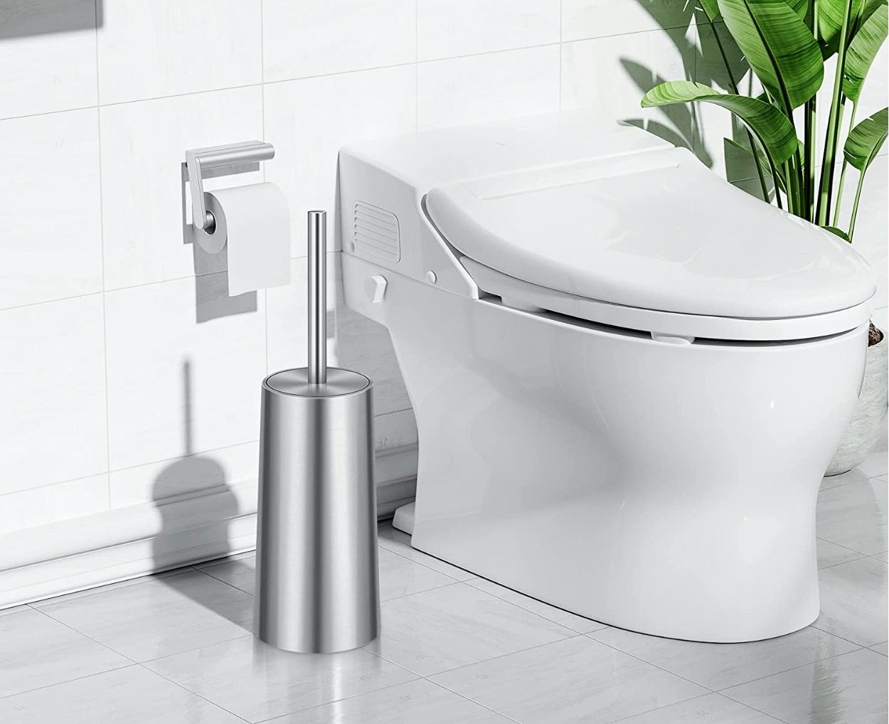 IXO Stainless Steel Toilet Brush and Holder