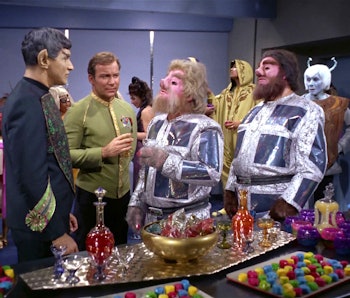 A scene from the 'Star Trek' episode "Journey to Babel.'