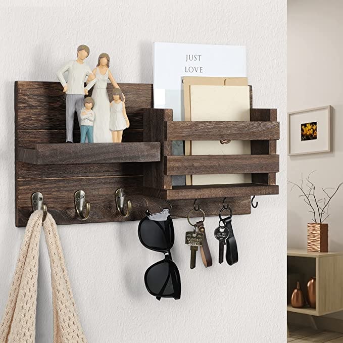 Lwenki Wall Mounted Mail Organizer