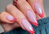 From Santa hat nail art to classy candy canes, here are Christmas nail ideas to inspire your holiday...